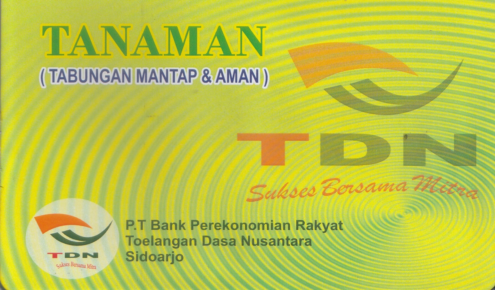 Tabungan Tanaman
